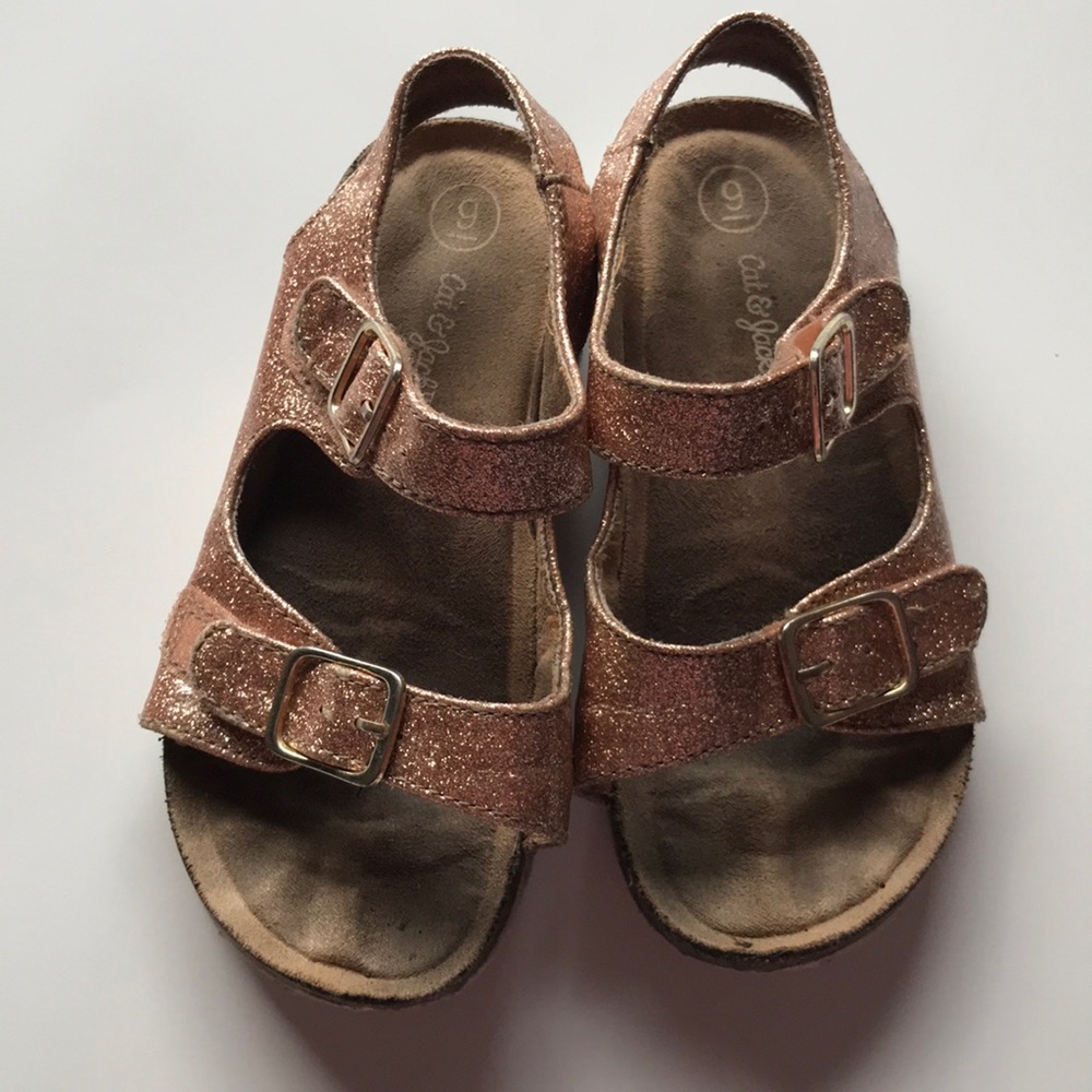 Cat & Jack Rose Gold Sandals